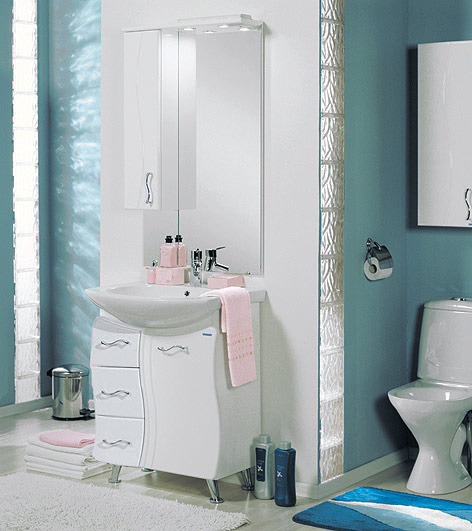 Серебристые ванные комнаты: как оформить, примеры